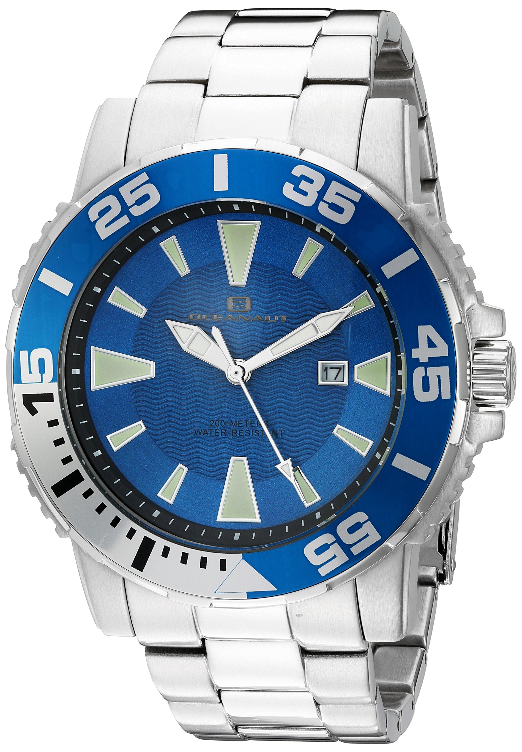 OceanautMen's 'Marletta' Quartz Stainless Steel Watch, Color:Silver-Toned (Model: OC2913)