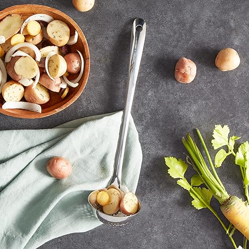 Miniatura 4 de RSVP International Endurance Kitchen Collection - Herramientas coladoras perforadas, cucharón, acero inoxidable 188