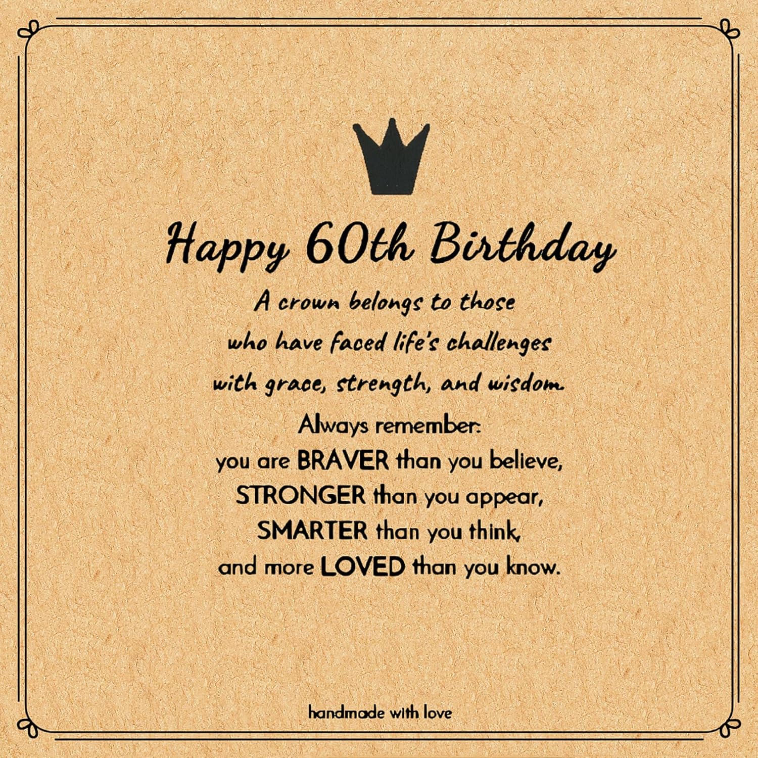 50th Birthday Gifts for Her - Vintage Imperial Jasper Bracelet with Crown, Heartfelt Message Card Included, Unique 50th Birthday Gifts for Women - Perfect for Grandma, Mom, or Sister - Image 2