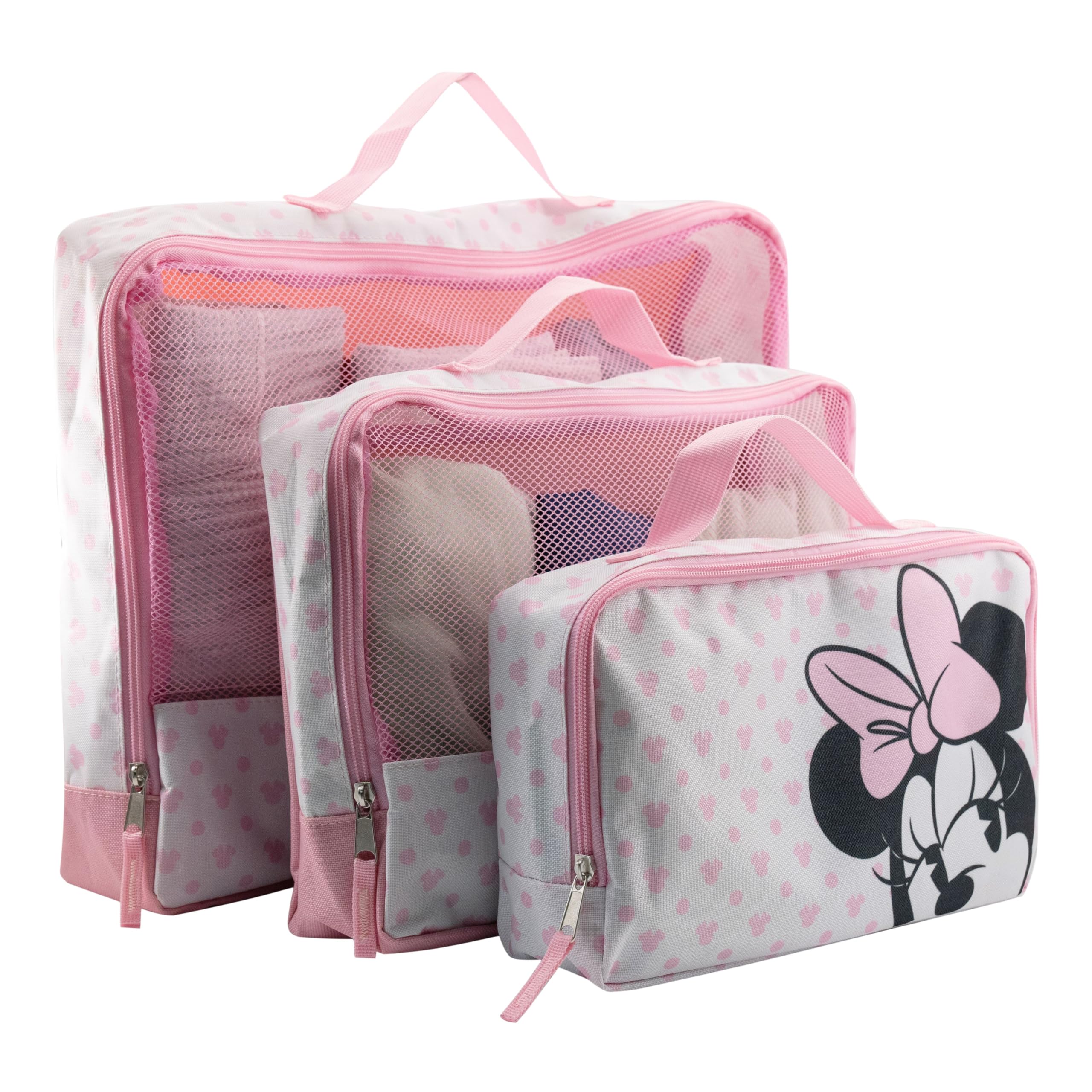 Amazon.com: Fast Forward Minnie Mouse 3-Piece Packing Cube Set