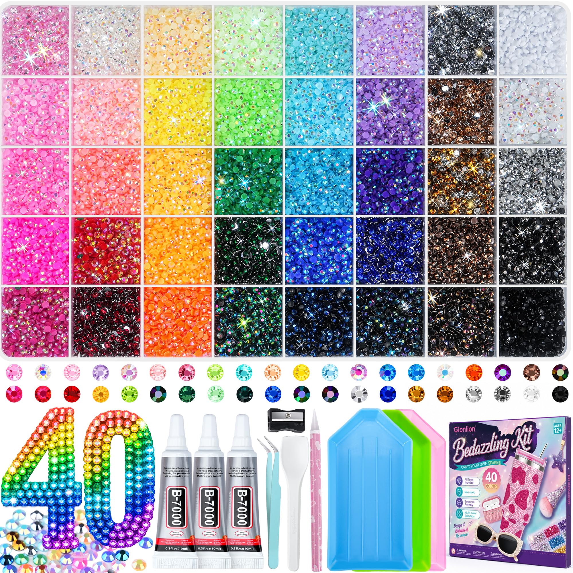 Rhinestone Bedazzling 50,000-Piece Kit