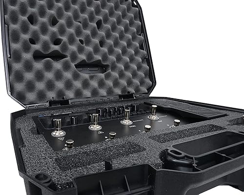 Miniatura 4 de Case Club Estuche de viaje y almacenamiento para pedal de guitarra, compatible con procesador Valeton Multi Effects GP-200