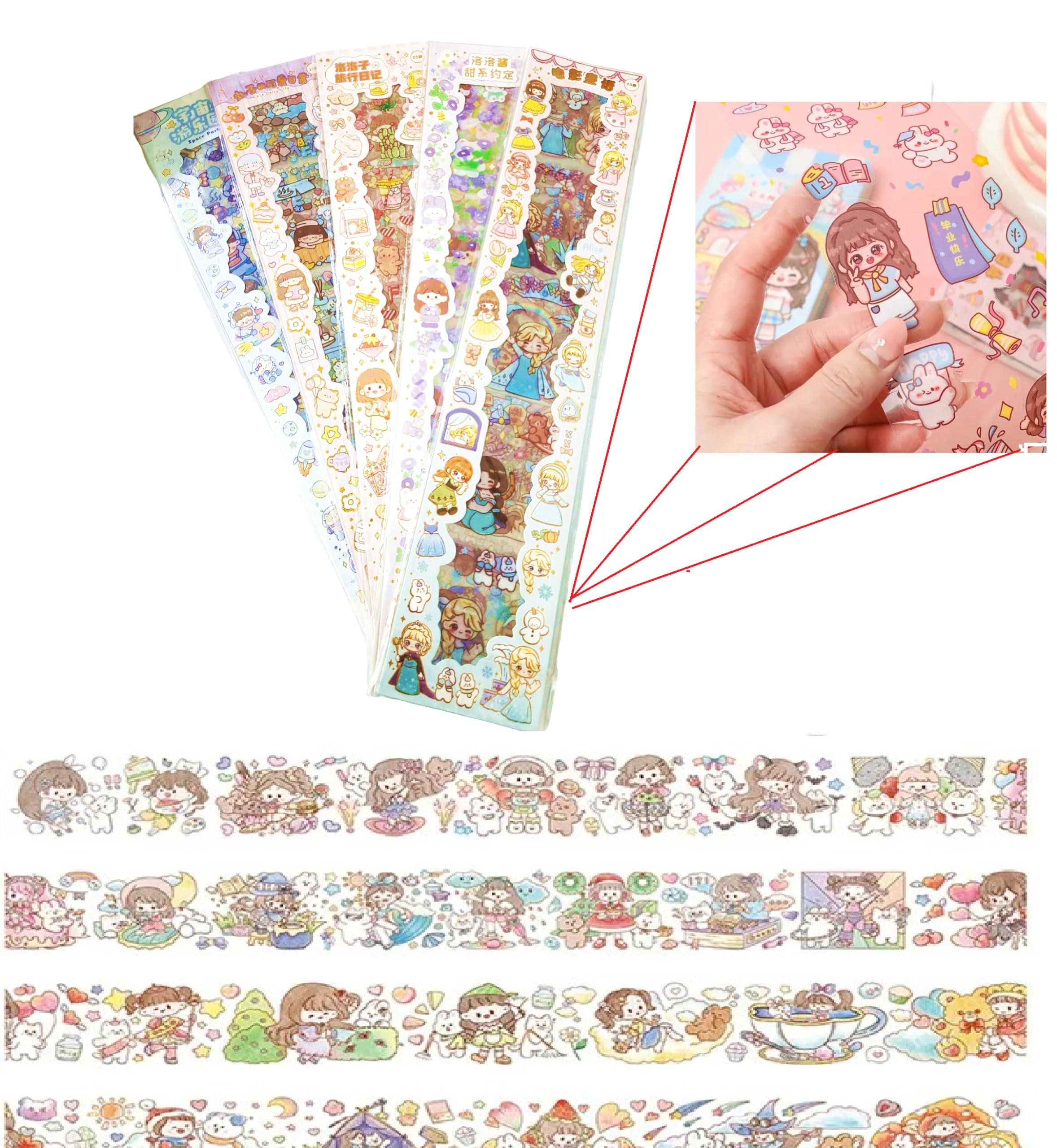 Harinder 200+ Princess Stickers for Kids 20 Straps Art Crafts Scrapbook Journaling, Phone Case Decoration (B0CN3J571Y) Amazon Price History, Amazon Price Tracker