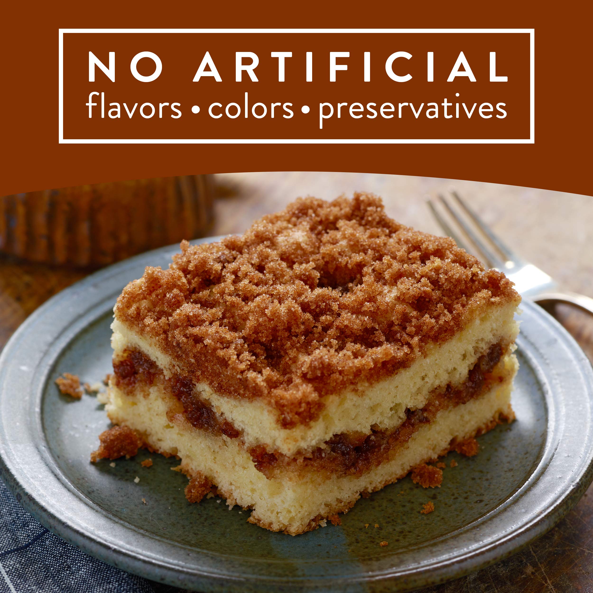 Krusteaz Cinnamon Swirl Crumb Cake and Muffin Mix, 21-Ounce Boxes (Pack of 4)