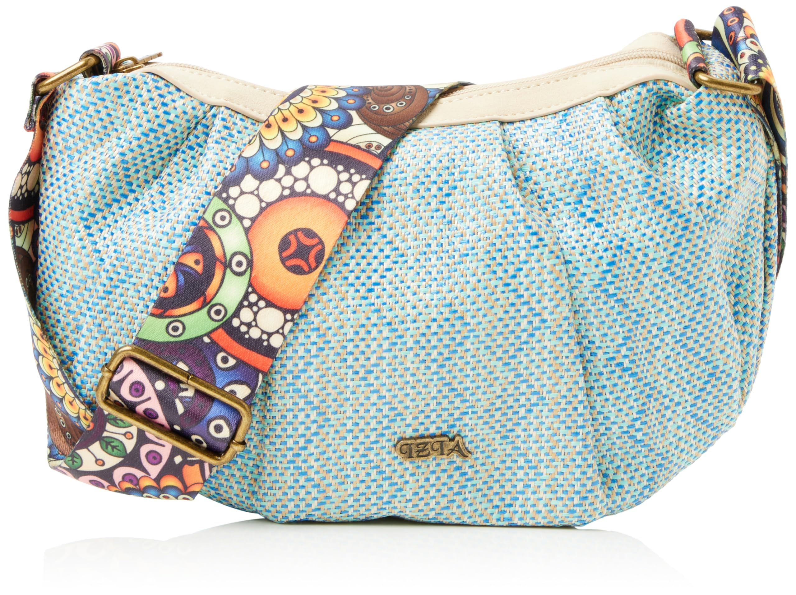 nascita Women's Shoulder Bag, Blue Multicoloured, One Size