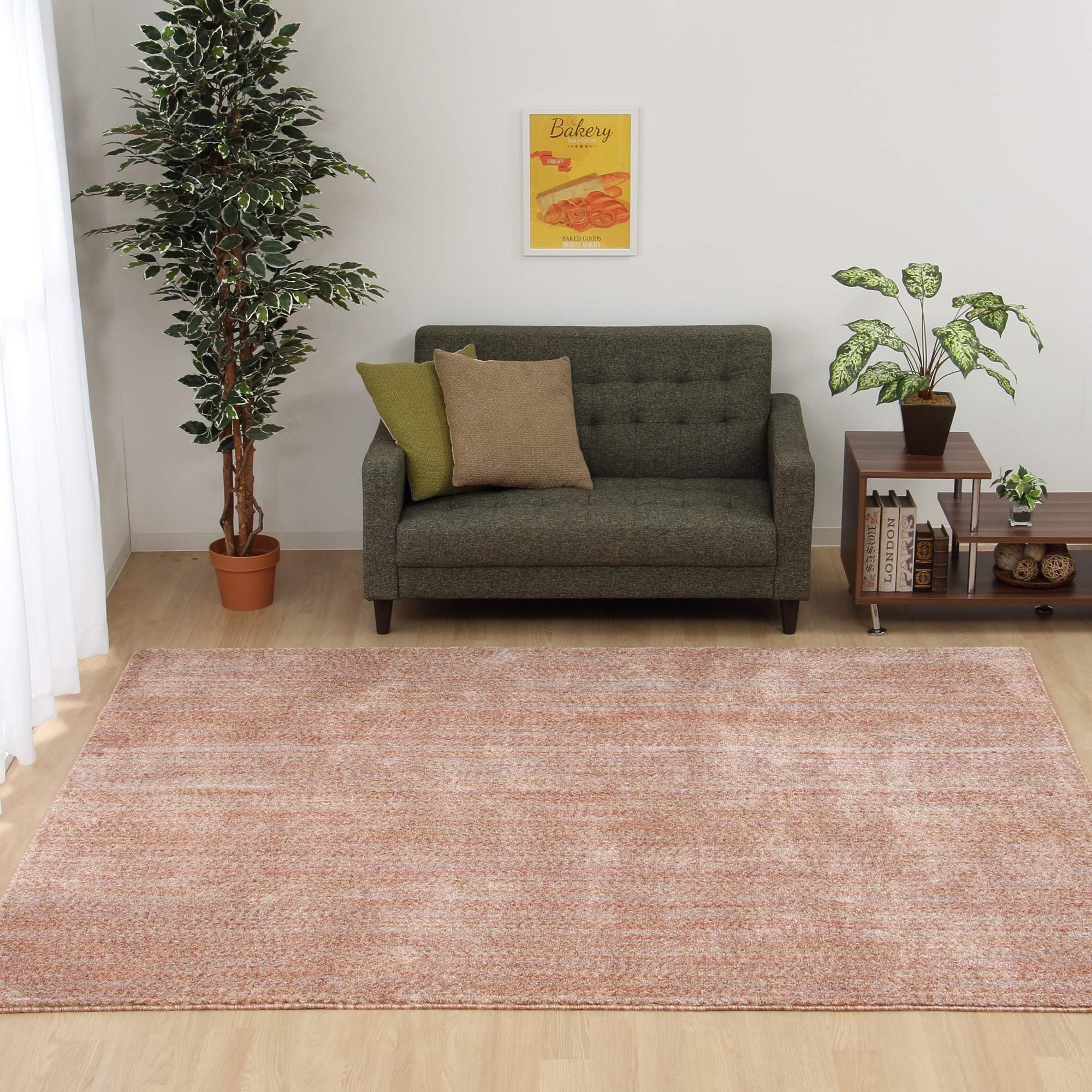 Amazon｜イケヒコ・コーポレーション ラグ ベージュ 190×240cm イリゼ