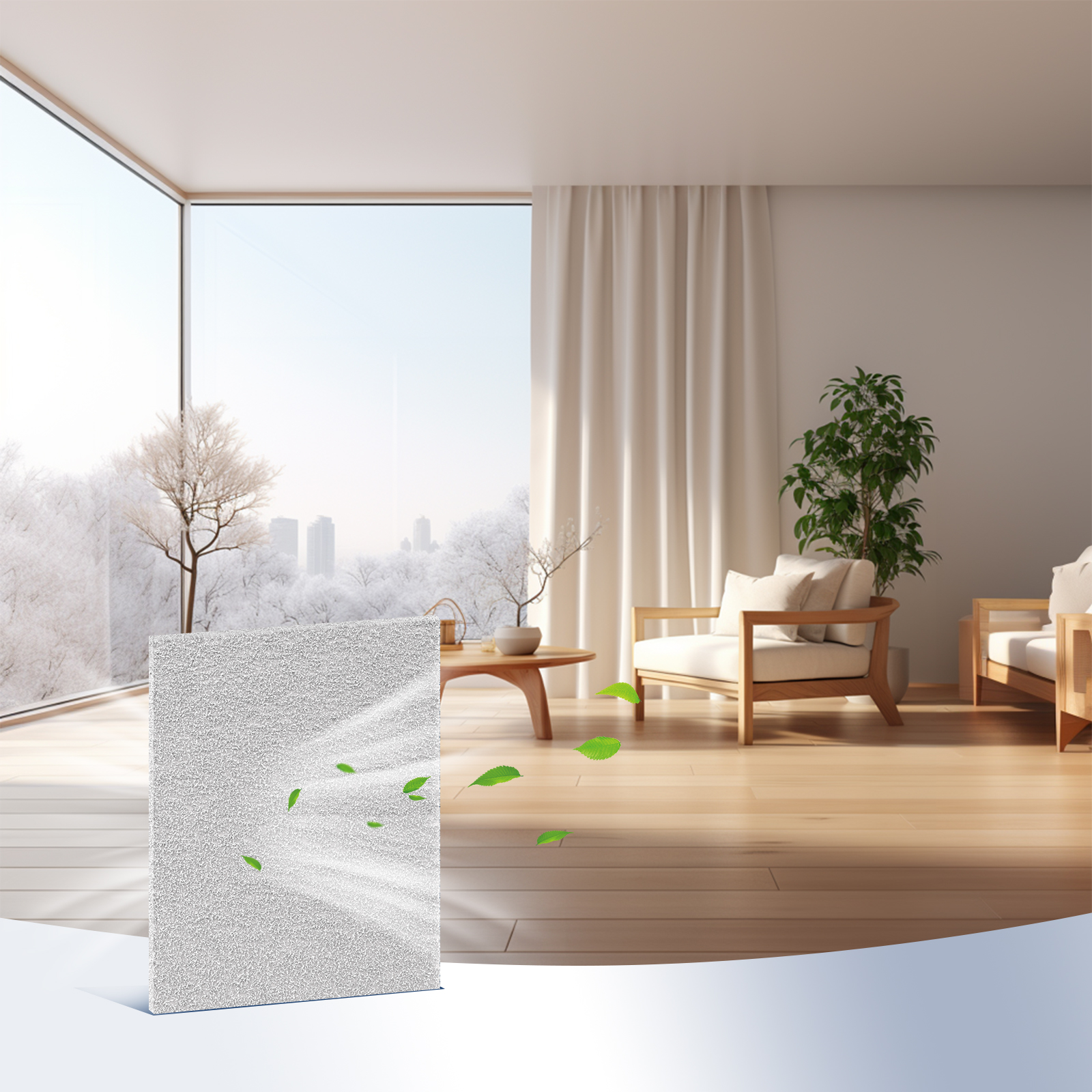 Image of Air Vent Filters, MERV 8 Cut to Fit, 20 inch x 99 inch | Makes Up to 60 Filter Pieces, Electrostatic Filter Material, For Floor, Ceiling and Furnace Vents, 48 Adhesive Hook Tapes
