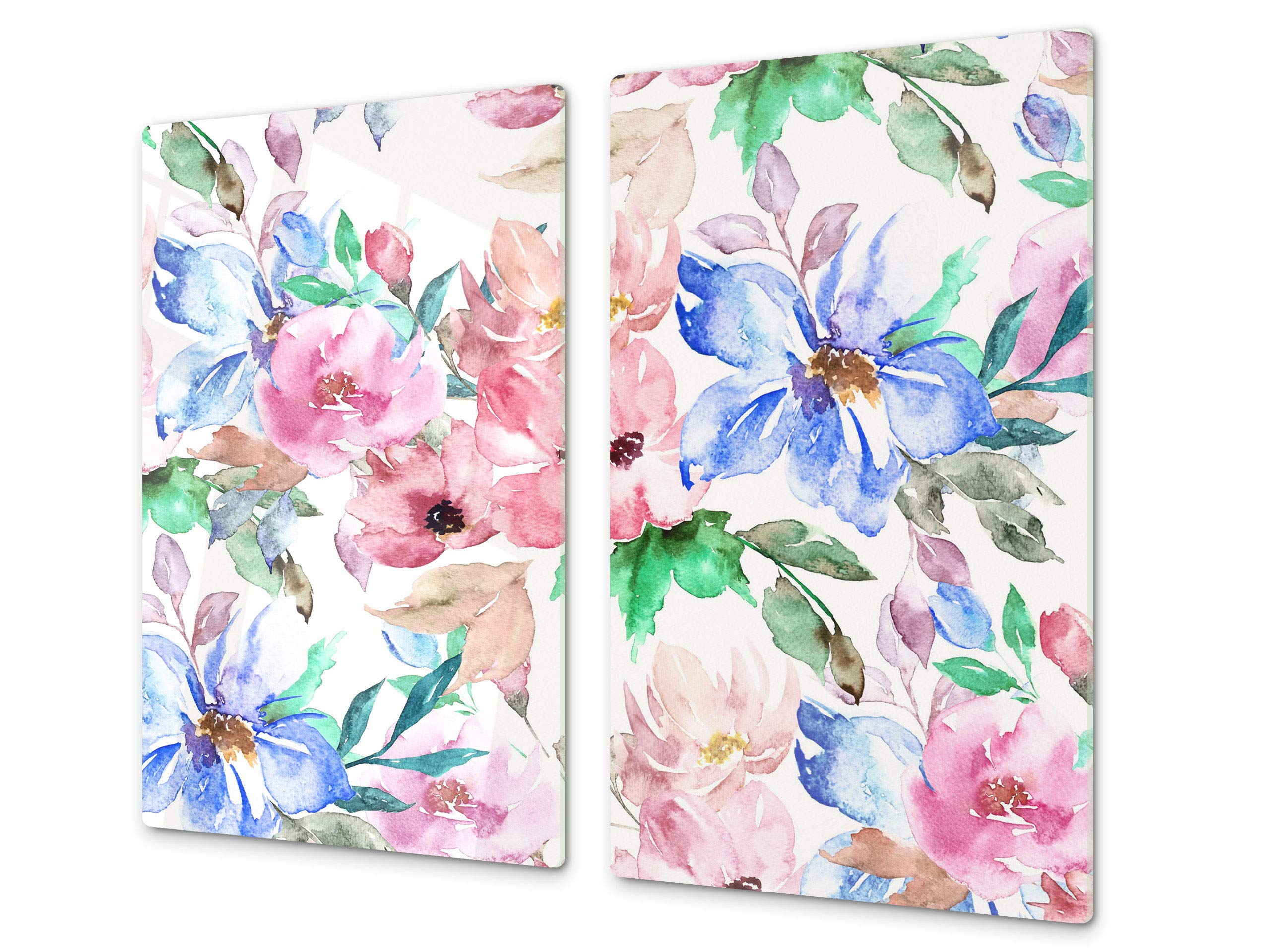 Tempered GLASS Cutting Board – Worktop saver and Pastry Board – Glass Kitchen Board; MEASURES: SINGLE: 60 x 52 cm (23,62” x 20,47”); DOUBLE: 30 x 52 cm (11,81” x 20,47”); D15 Drawings Series