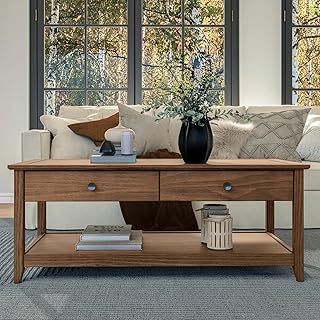 Grain Wood Furniture Greenport Coffee Table - Brushed Walnut