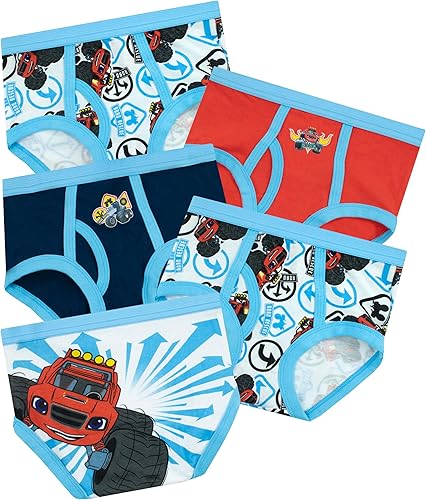 Blaze and the Monster Machines Paquete de 5 calzoncillos para niños Monster Trucks