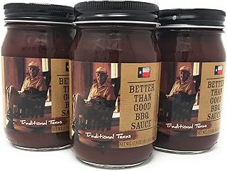 Better Than Good BBQ Sauce 16oz Jar (Pack of 3) (Traditional Texas)