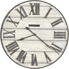 Howard Miller West Grove 36 . 5 Inch White Washed Gallery Clock Howard Miller West Grove 36 . 5 Inch White Washed Gallery Clock product