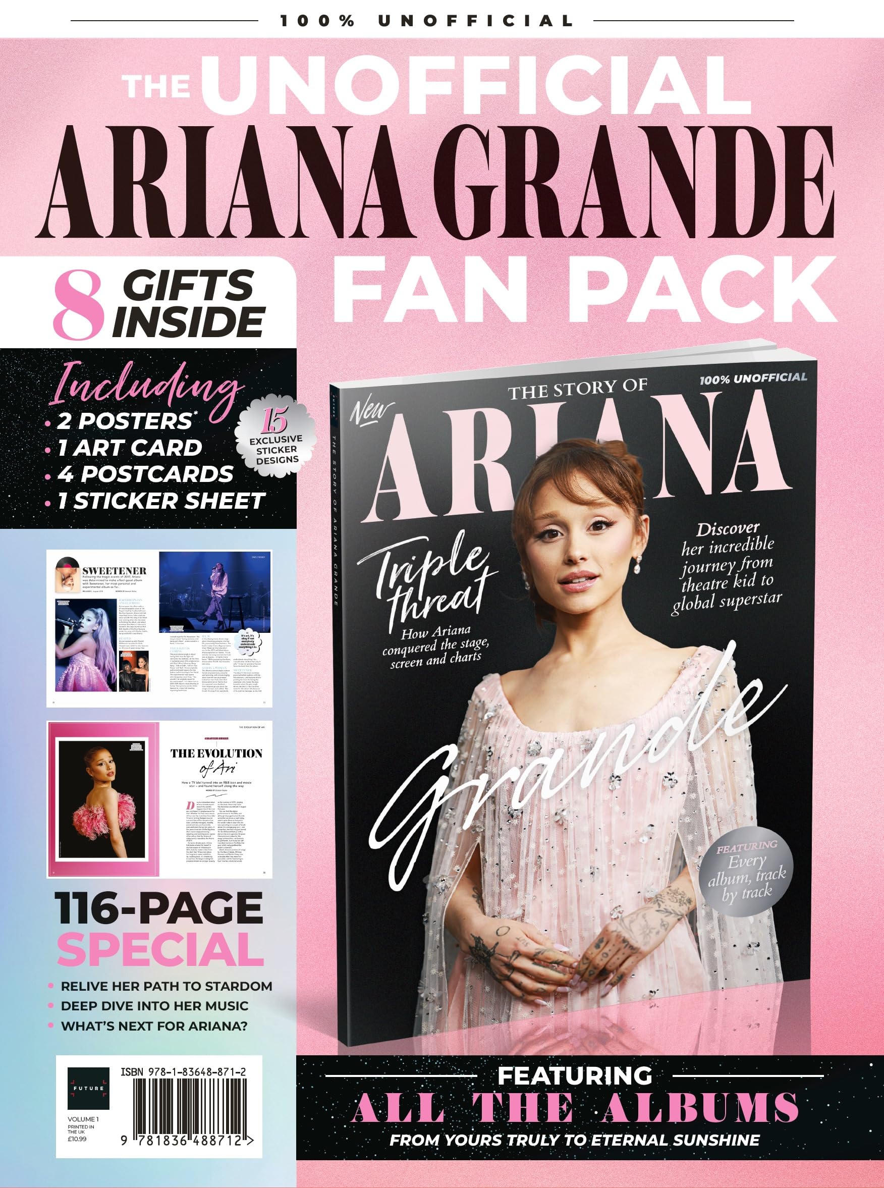 The Ultimate Ariana Grande Fan Pack: The Unofficial Story of the Wicked Popstar, Featuring Unmissable Gifts
