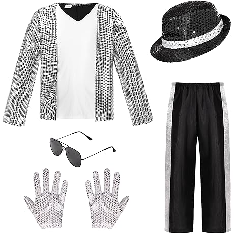 Kids Dance Star Costume for Boys: Electrify the Stage with Groovy 80s...