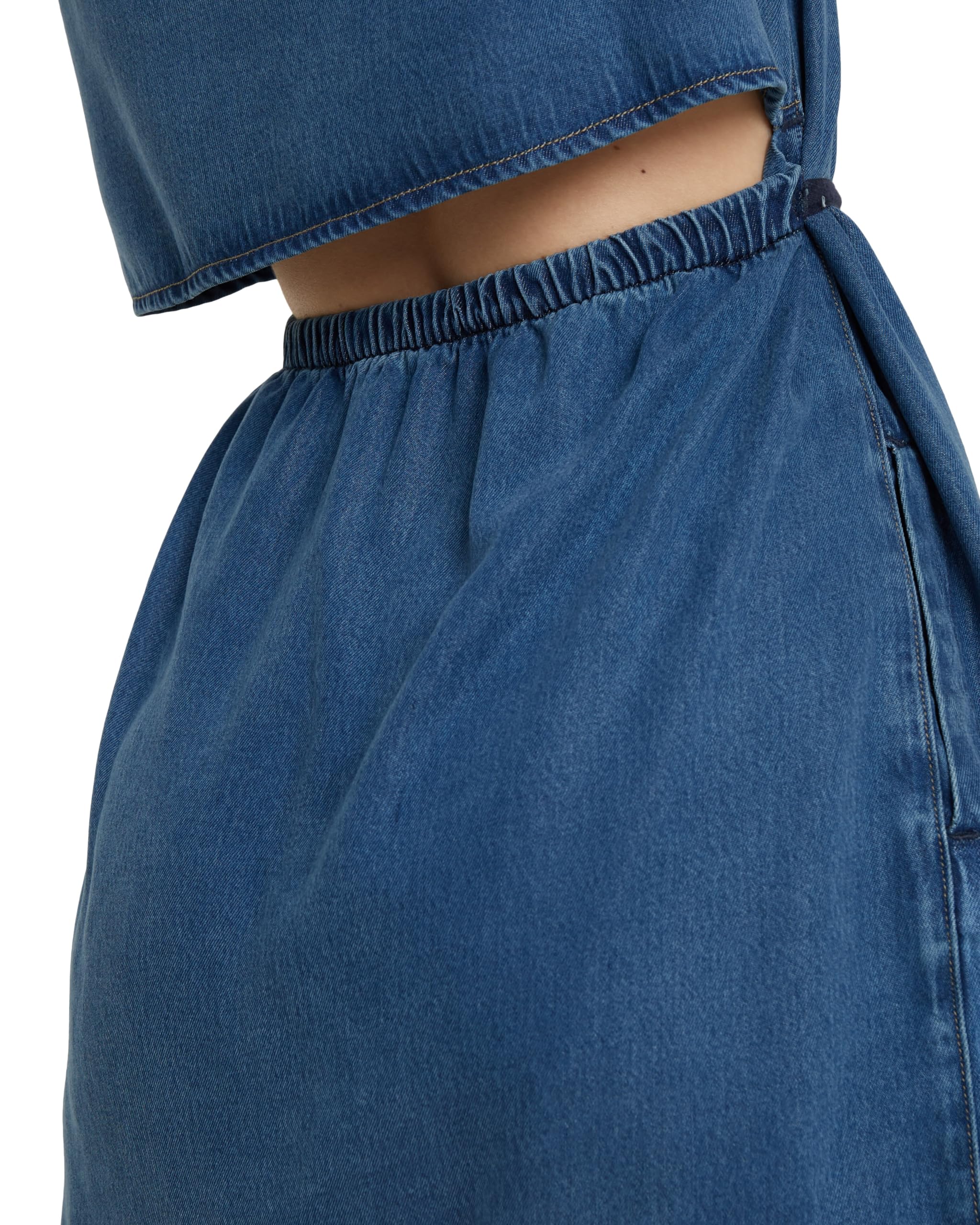 G-Star RAW Miękka sukienka cargo wmn, Niebieski (Faded Whirlpool D24872-d548-g645), S