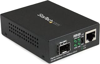 StarTech.com Multimode / Single Mode Fiber Media Converter - Open SFP Slot - 10/100/1000Mbps RJ45 Port - LFP Supported - IEEE 802.1q Tag VLAN - (MCM1110SFP)