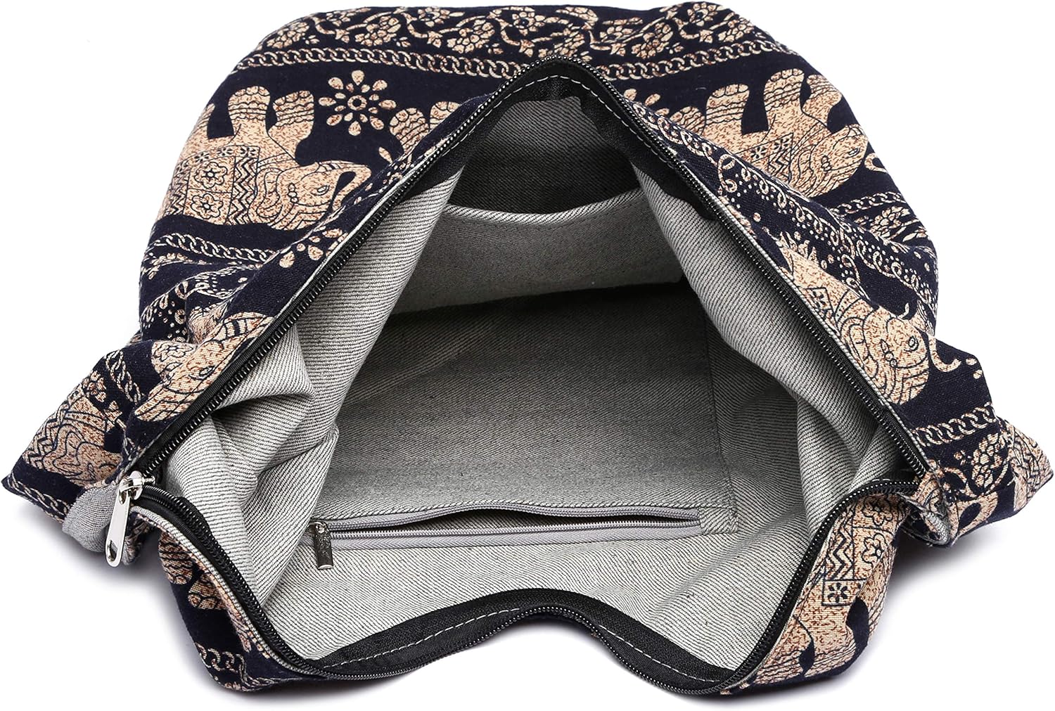 Women Shoulder Handbags Fashion canvas Hippie Crossbody Bags Bohemian Animal Prints Hobo Bags - Image 6