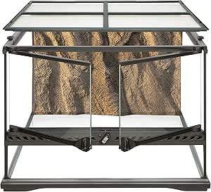 Exo Terra Short All Glass Terrarium, 18 by 18 by 12-Inch