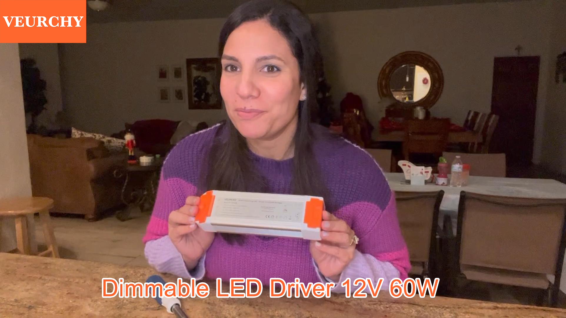 Image of 60W Dimmable LED Driver 12V DC Triac Constant Transformer, 120V AC to 12 Volt DC Lighting Low Voltage Power Supply, LED Light Transformer for Kitchens, Cabinets, Bedrooms 2 Pack