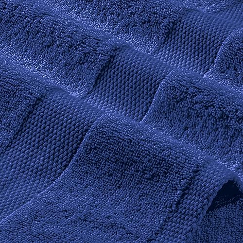 Miniatura 182 de Wealuxe - Toallas de baño blancas de 27 x 54 pulgadas, juego de toallas de algodón para baño, hotel, gimnasio, spa, suaves, extraabsorbentes