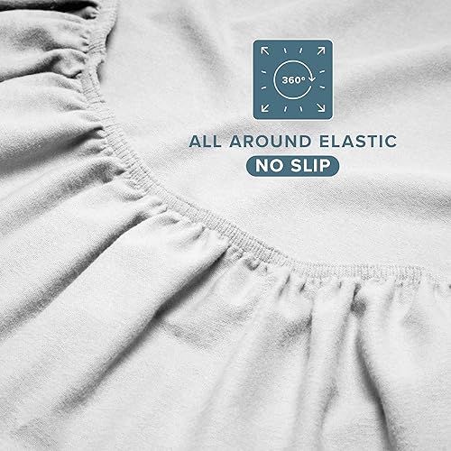 Vista 45 de Bare Home - Juego de sábanas de franela 100 % algodón, terciopelo suave y pesado, franela de doble cepillado, bolsillo profundo (Queen, color rojo)