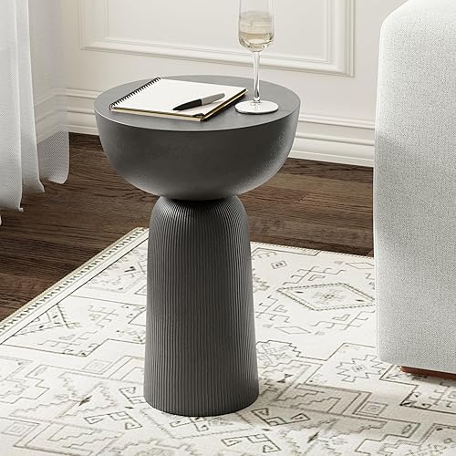 Miniatura 32 de SIMPLIHOME Garvy - Mesa auxiliar industrial de metal de 20 pulgadas de ancho en oro antiguo, totalmente montada para la sala de estar y el