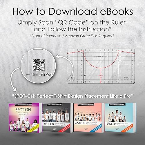 Miniatura 7 de (5 tamaños), guía de regla de camiseta para alineación de vinilo, herramienta de medición de camisetas, guía de colocación central para prensa de