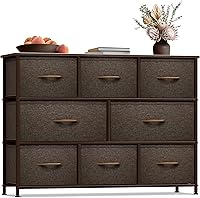 Vista 1 de Sorbus Cómoda con 8 cajones - Mueble para almacenar ropa para niño, para dormitorio, pasillo, clóset, oficina – Marco de acero, parte superior