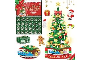 LEGO Advent Calendar 2024: Christmas Tree Building Block Countdown Calendar for 24-Day Surprise Gift