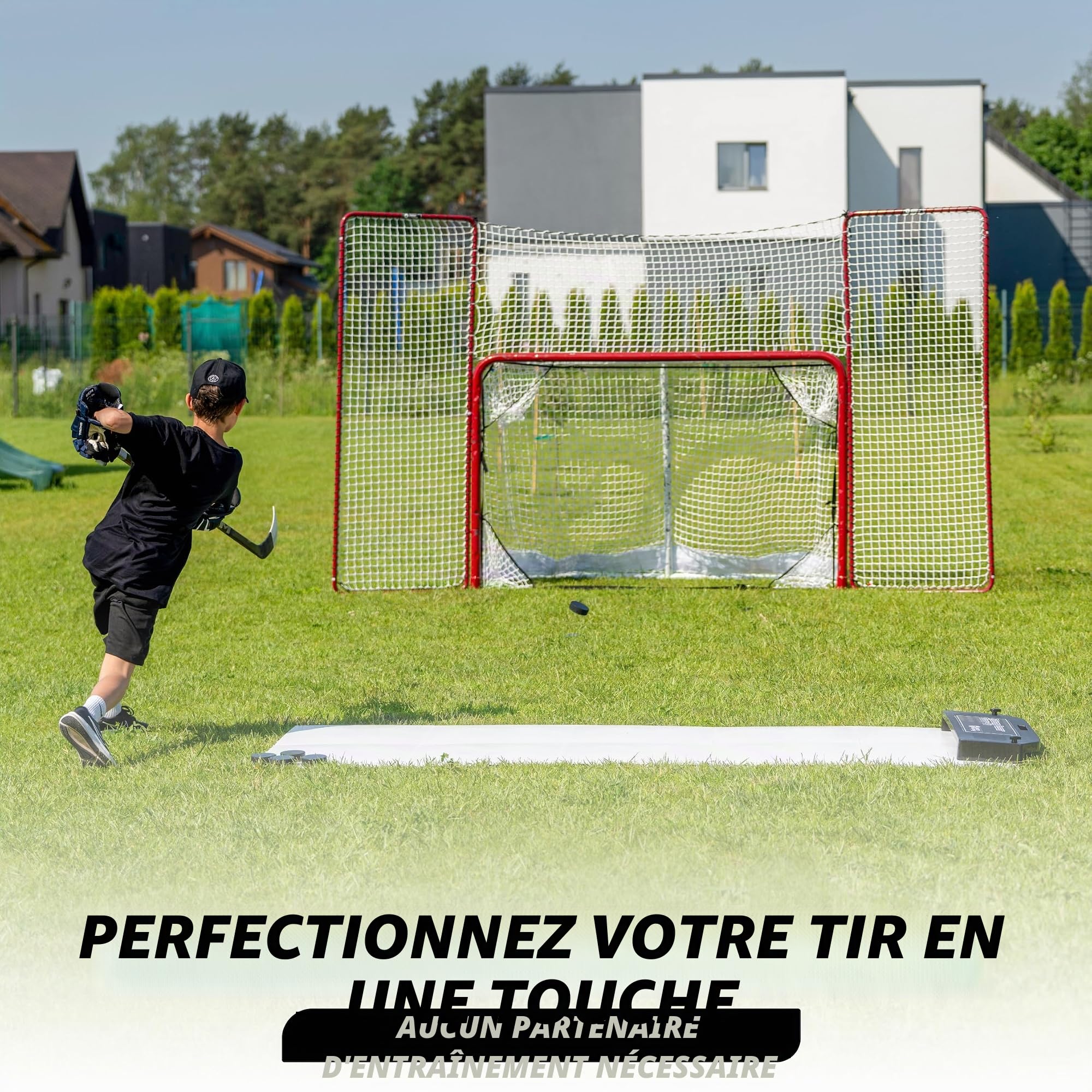 Better Hockey Extreme Passer Clamp-on Pro - Taille 77 cm - Incroyable passeur de Hockey