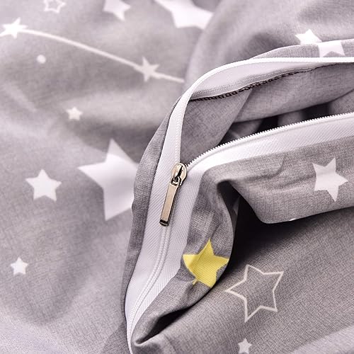 Miniatura 197 de Colchón futón japonés de piso gris constelación, de piso tatami, portátil, para acampar, para niños, sofá cama plegable enrollable con protector de