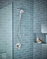 Vista 65 de Moen Engage Magnetix Matte Black 3.5-Inch Six-Function Detachable Handheld Showerhead with Magnetic Docking System, 26100BL