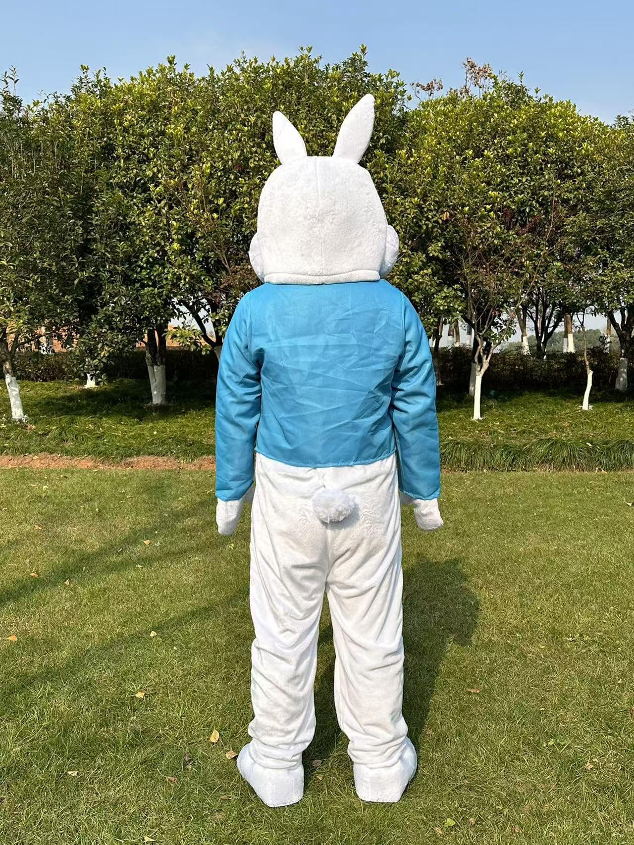 Wielkanocny królik królik maskotka kostium dorosły Halloween fantazyjny strój