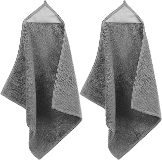 10" x 10" Whiteboard Cleaning Cloth, 2 Pack Magnetic Microfiber Cleaning Cloth, Dry Erase Cleaning Cloth Washable Cleaner Clothes Erasers for Classroom, Glassboards, Home and Office Use
