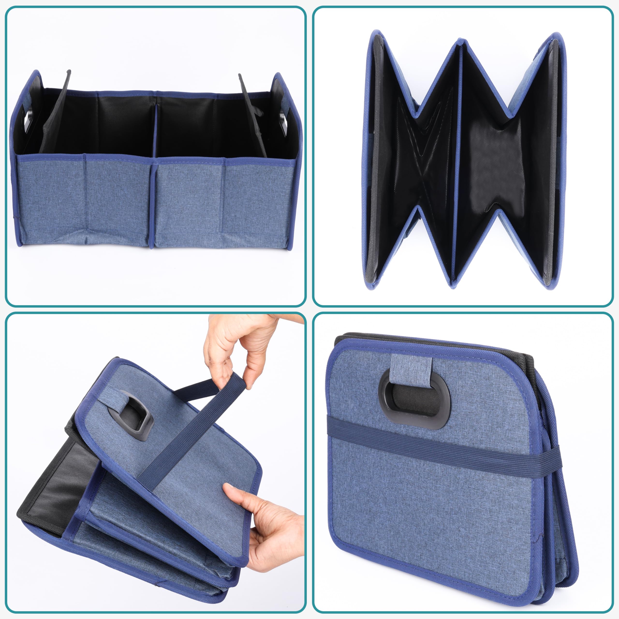 Organisateur De Coffre De Voiture Oasser - Imperméable Et Pliable Avec Multi-Compartiments