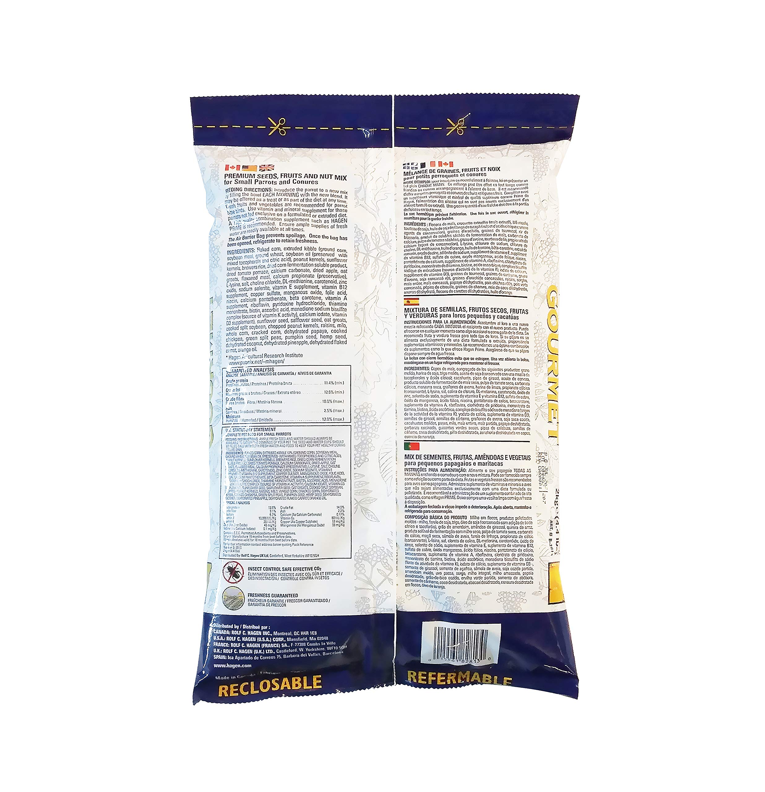 Hari Gourmet Seed Mix for Small Parrots 2kg, Premium Gourmet Blend for Complete Small Parrot Nutrition, 2 kg (Pack of 1) - Image 4