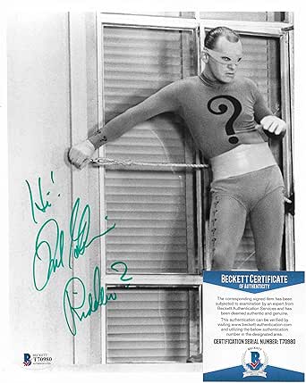 Frank Gorshin Batman Riddler Original Autographed 8X10 Photo w/Beckett ...