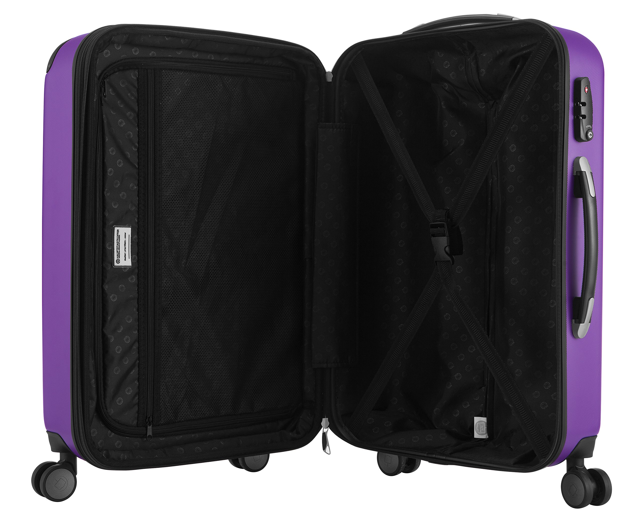 HAUPTSTADTKOFFER - Spree - Maleta rígida, Trolley expandible, Equipaje de Viaje, 4 Ruedas Dobles, TSA, 65 cm, 74 litros, Champán — view 445
