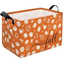 Fall Pumpkin Gift Basket Cute Autumn Storage Basket Stuffers
