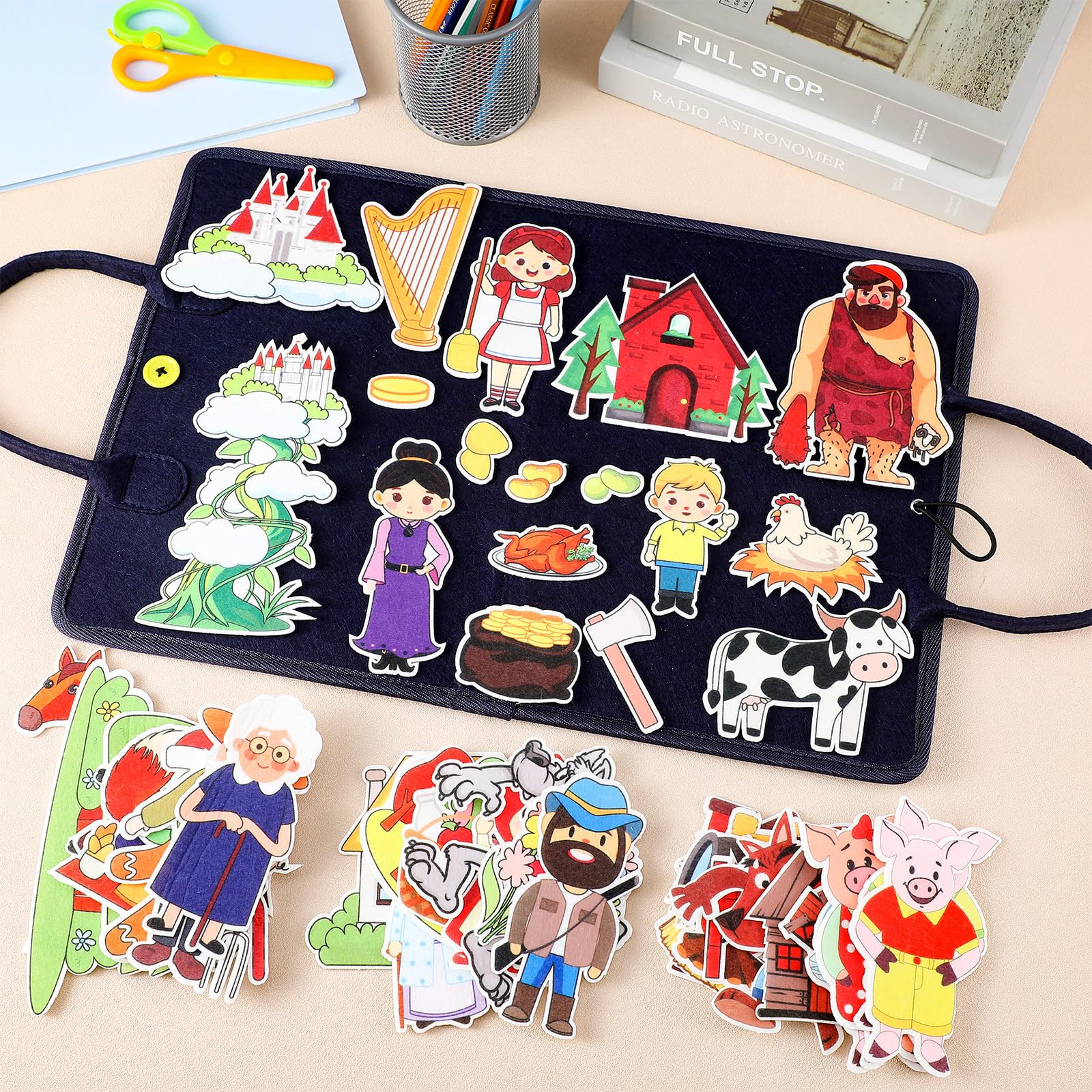 Amazon.co.jp: Windkream フェルトストーリーピース フランネルボード