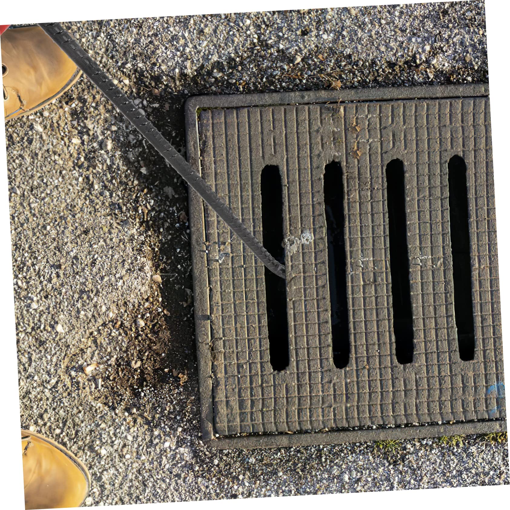 Chiave Gancio a T per Tombino in Ghisa Manico Spesso in Acciaio per Sollevamento Facile e Presa Confortevole per Aprire e Sollevare Chiusini e Pozzetti