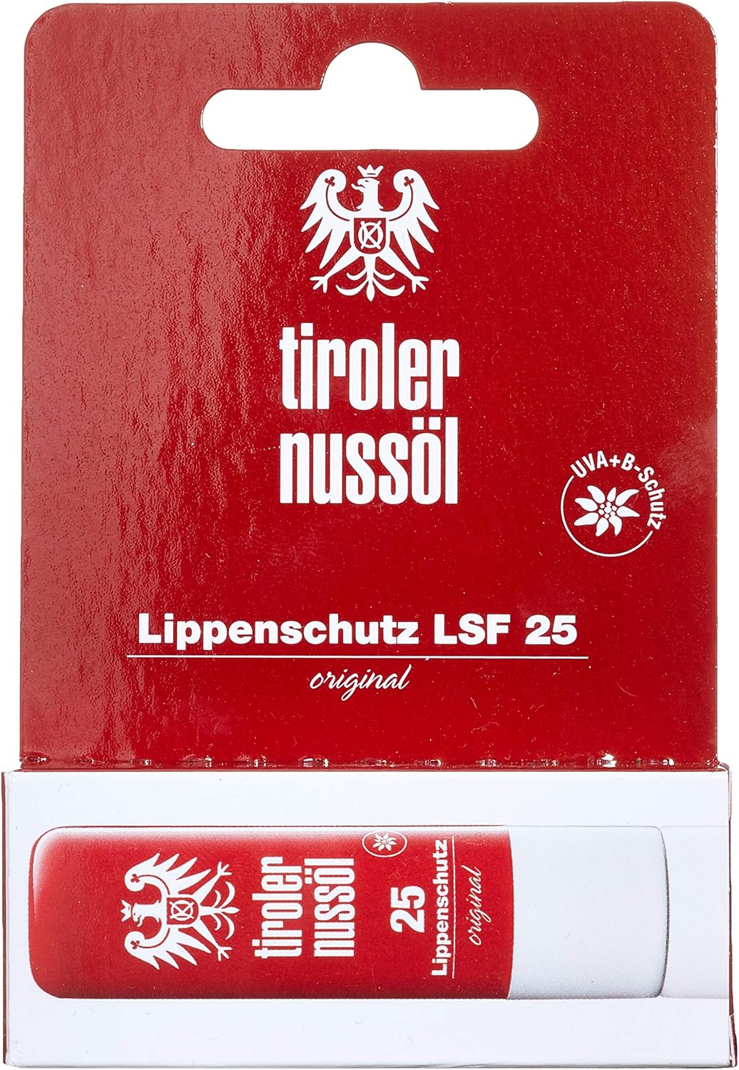 Tir Nussöl Lippenschutz SF25 4.8g, Red - Image 3