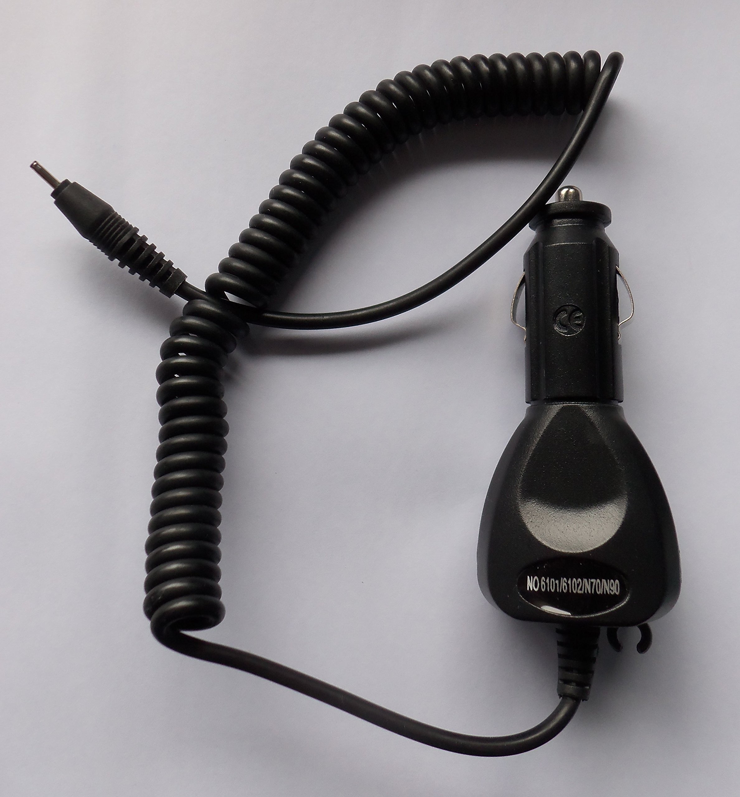 2 X Thin Pin Nokia Car Chargers fits 3155i, VI-3155i, 3250, 3250 XpressMusic, 3500 Classic, 3600 Slide