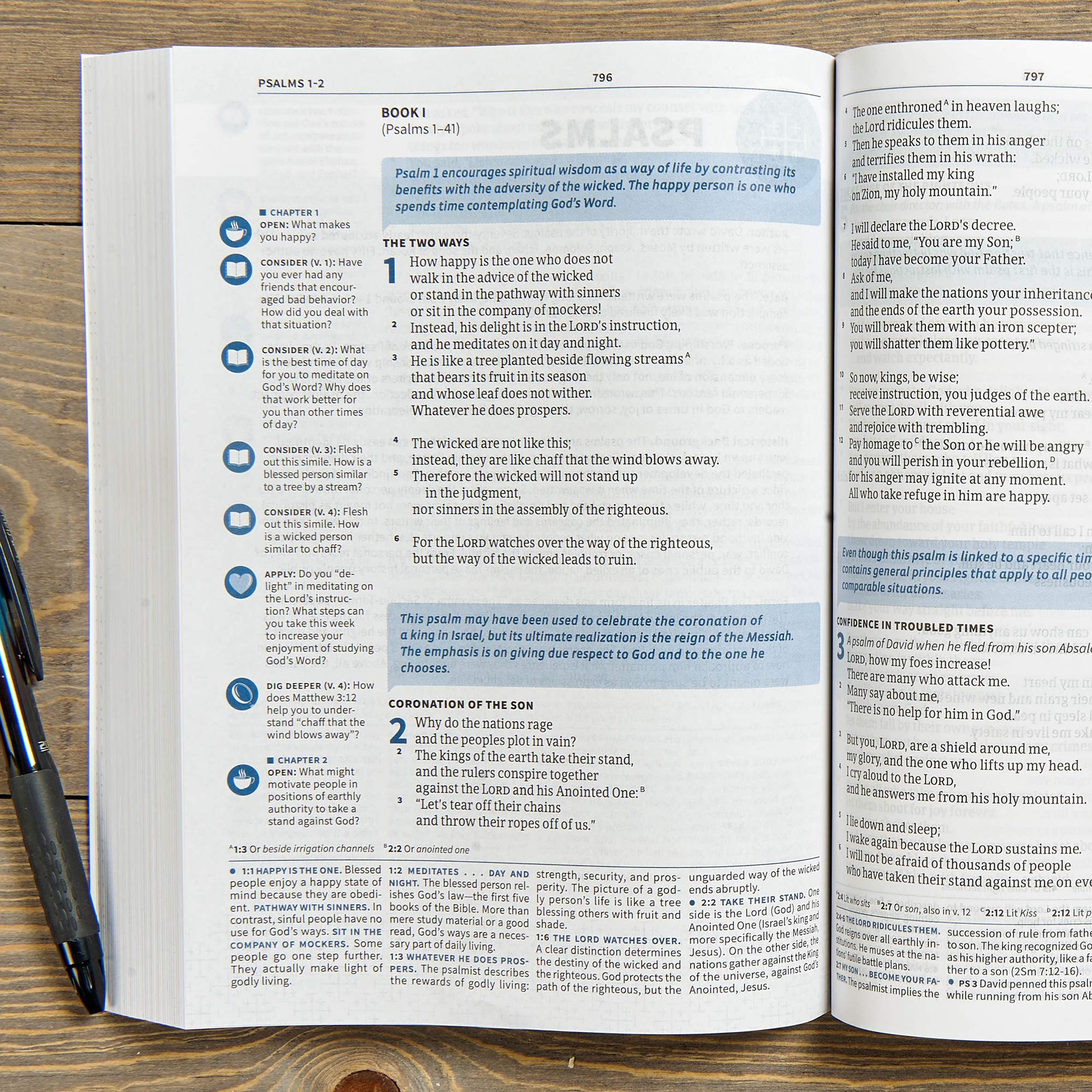 CSB Life Connections Study Bible, Trade Paper, Black Letter, Study Notes and Commentary, Margin Questions, Icons, Small Groups, Easy-to-Read Bible Serif Type - Image 5
