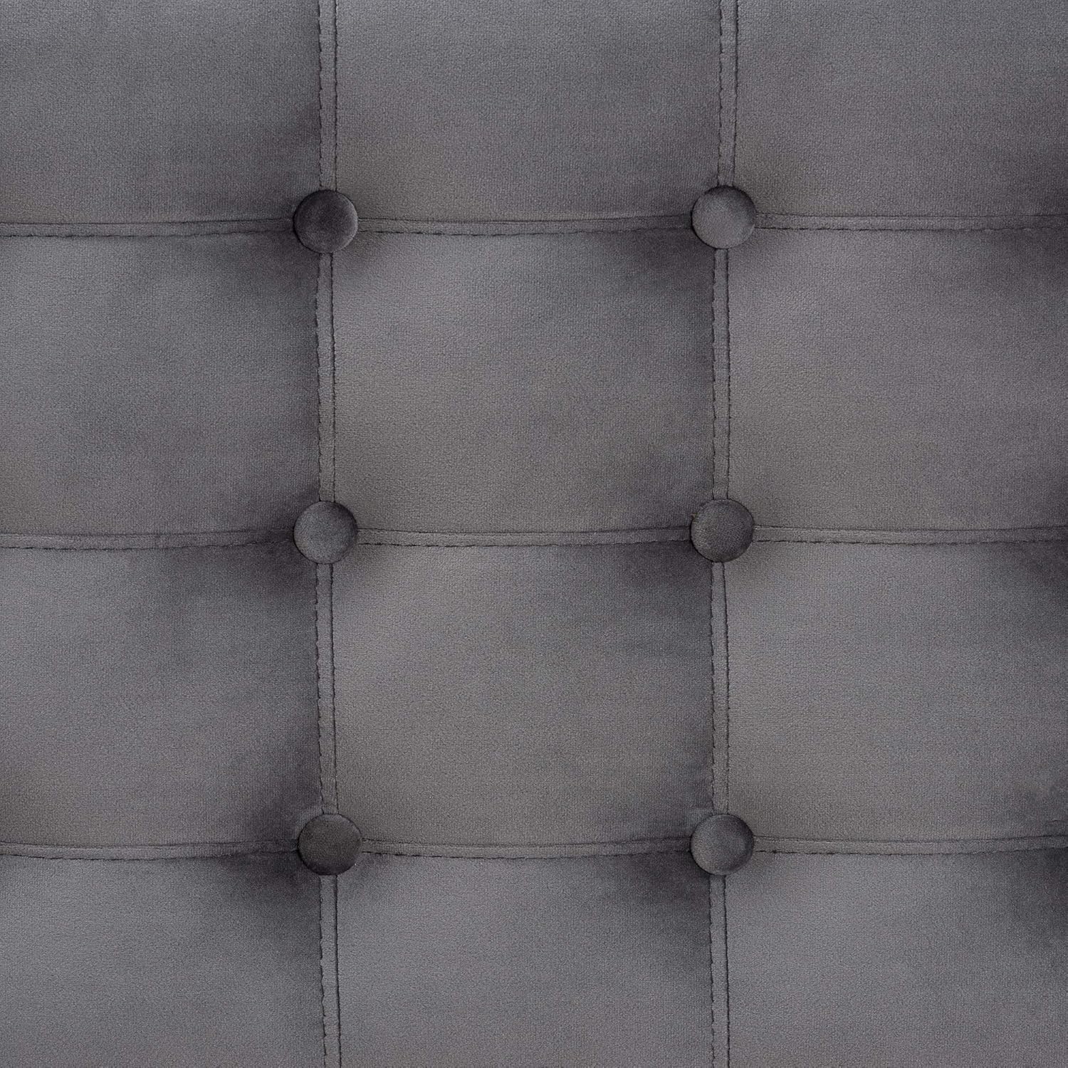 Baxton Studio Ottomans, Grey/Brown