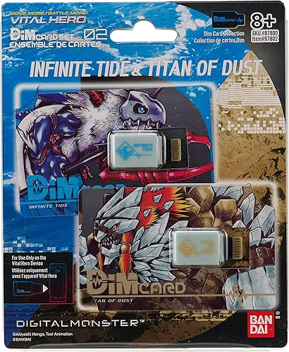 Miniatura 1 de Bandai Vital Hero DIM - Paquete de tarjetas (Infinite Tide & Titan of Dust)