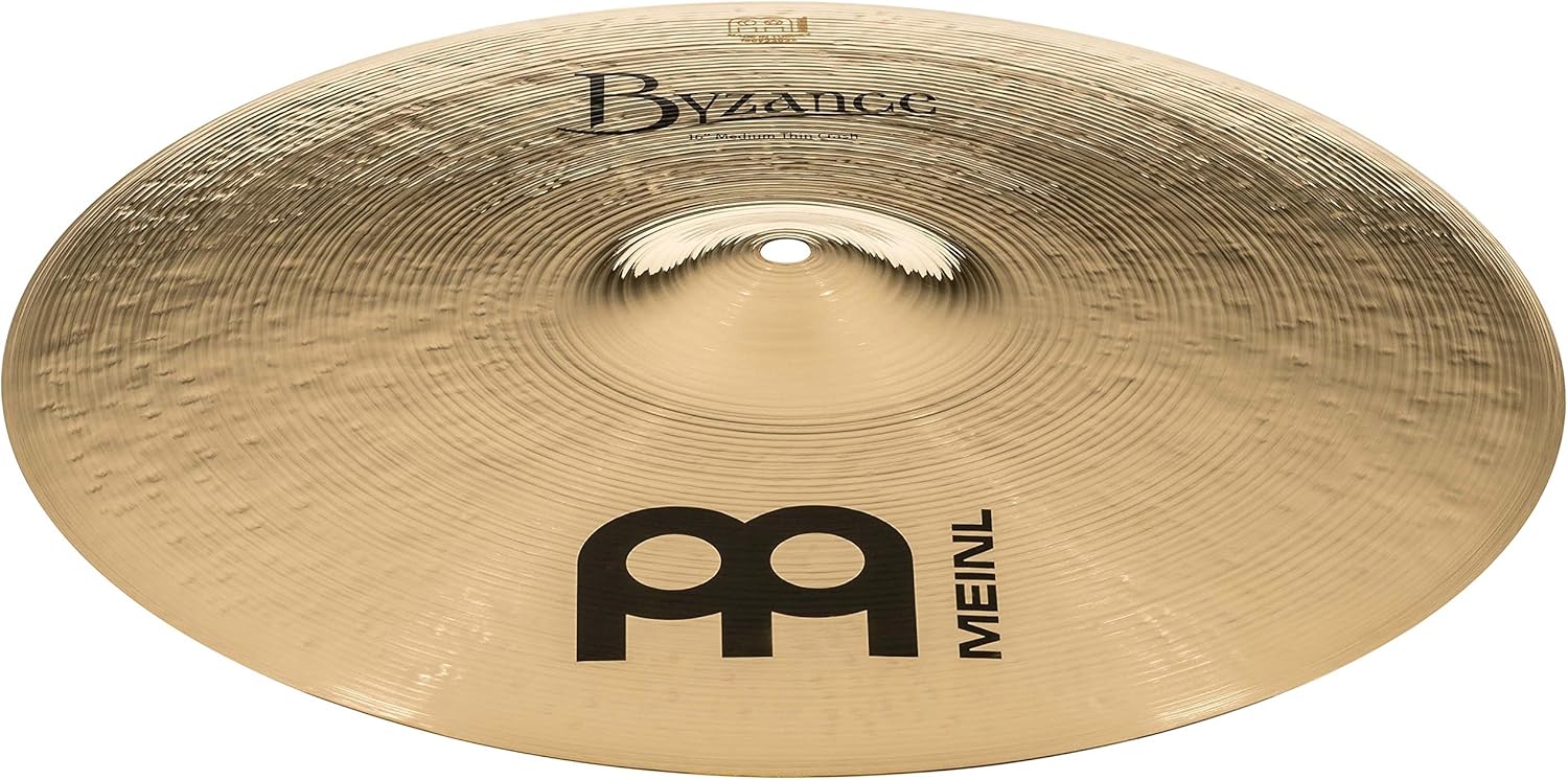 Meinl Cymbals B16MTC-B Byzance 16-Inch Brilliant Medium Thin Crash Cymbal (VIDEO)