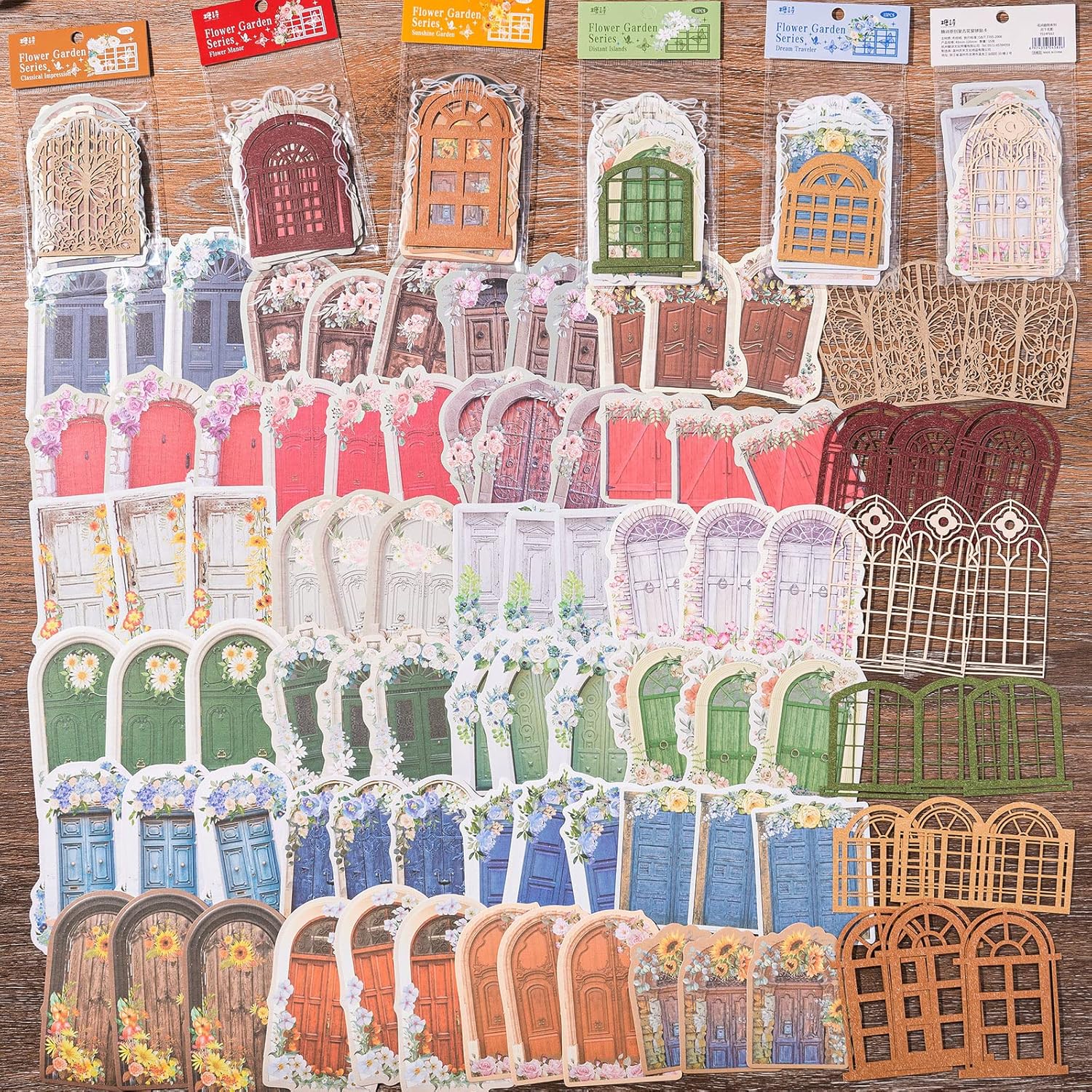 JOYCHOIC Aesthetic Scrapbook Paper, 90Pcs Vintage Garden Door Junk Journal Journaling Scrapbooking Supplies, Materials Bullet Kit Art Album Planners Diary DIY Crafts Embellishment : Arts, Crafts & Sewing