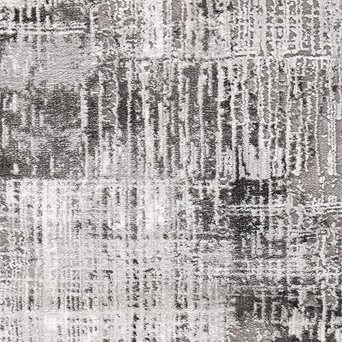 Miniatura 33 de SAFAVIEH Craft Collection - Alfombra cuadrada de 6 pies 7 pulgadas, gris y azul, diseño abstracto moderno, no desprende pelusa y de fácil cuidado