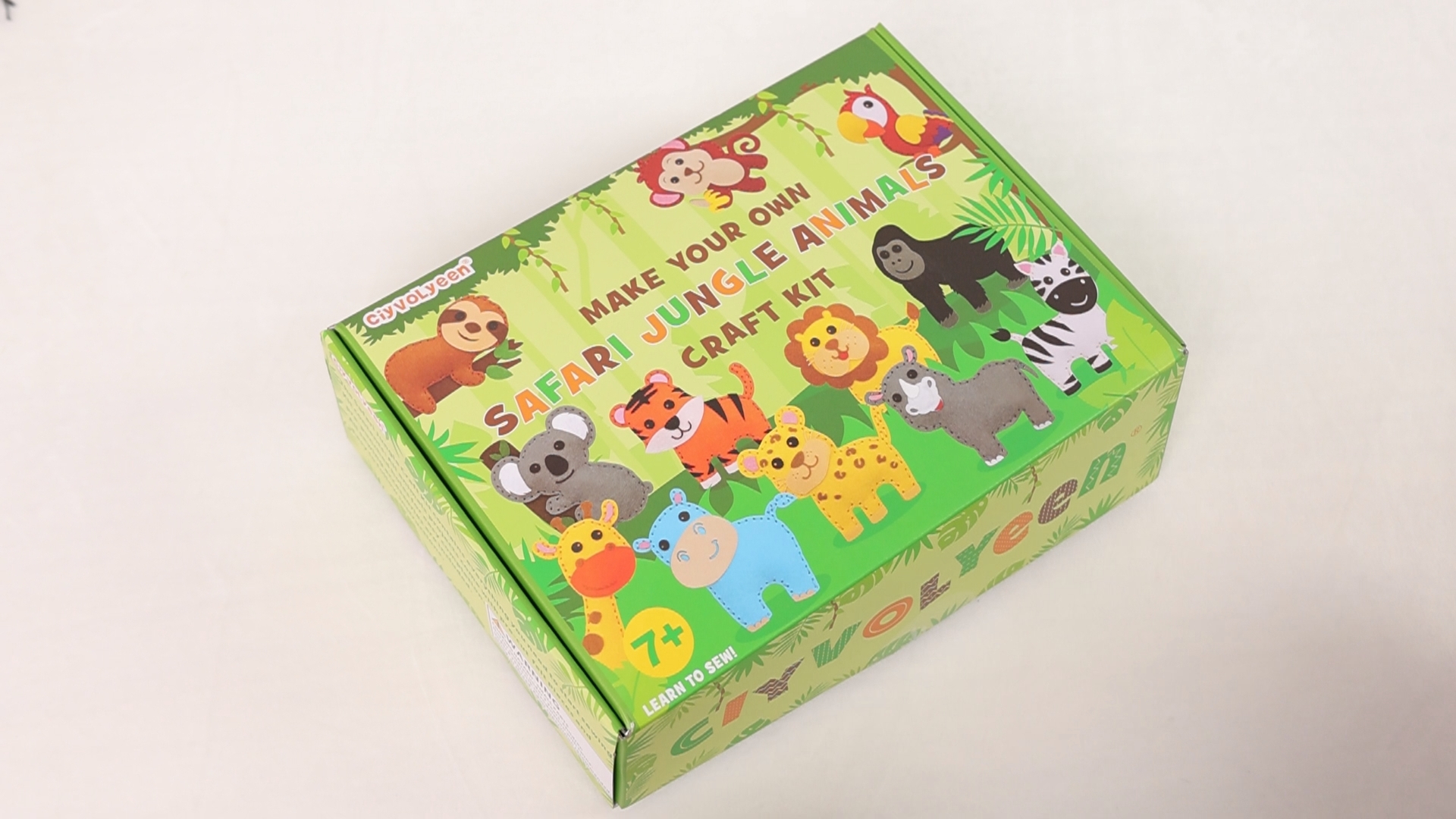 Amazon.com: CiyvoLyeen Kids Sewing Kit Crafts – DIY Safari Jungle